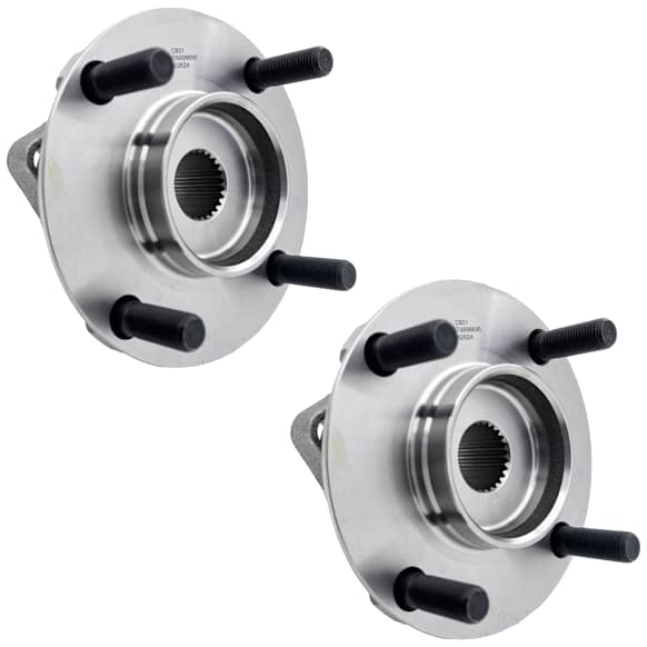 2-Wheel Set Front, Driver and Passenger Side Wheel Hubs, With Bearing, Naturally Aspirated, DOHC, GAS, 4-Door, Wagon