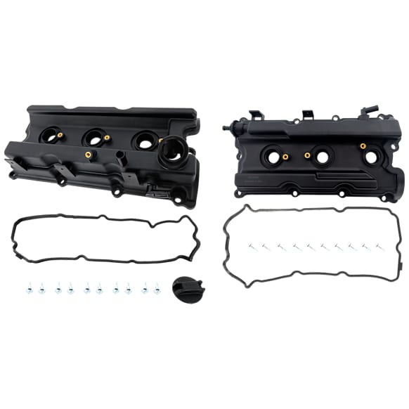 2005-2015 Nissan Xterra - Driver and Passenger Side Valve Covers, 6 Cyl., 3.8/4.0L Engines, Includes Gasket
