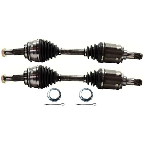 Front, Driver and Passenger Side Axle Assemblies, 4WD