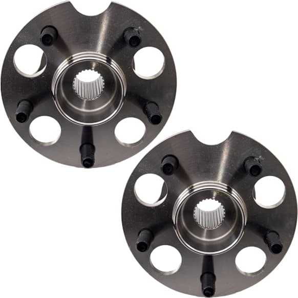 Rear, Driver and Passenger Side Wheel Hub, 5 Lugs, With Bearing, AWD