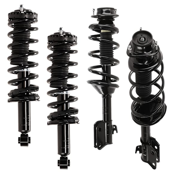 Front and Rear, Driver and Passenger Side Fully Loaded Strut, AWD