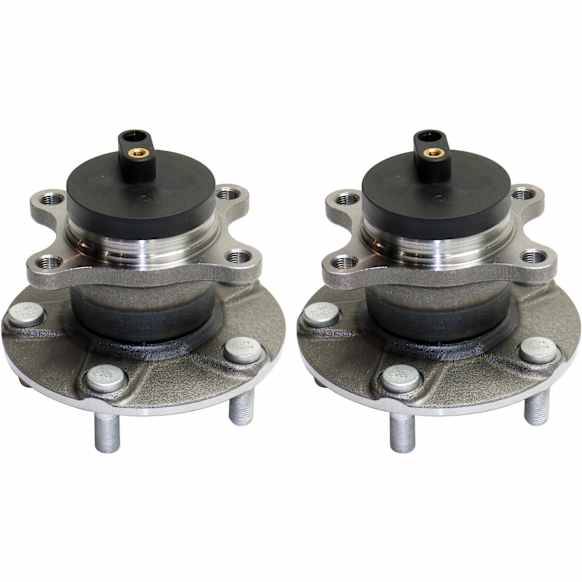 Rear, Driver and Passenger Side Wheel Hub, 5 Lugs, With Bearing, FWD, 2.0L, 4Cyl