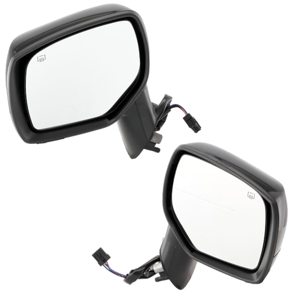 Driver and Passenger Side Mirrors, Power Adjust, Manual Folding, Heated, Paintable, No Signal Light, No Memory, No Puddle Light, No Auto-Dimming, No Blind Spot Feature