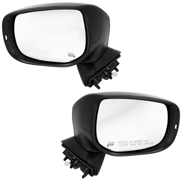 Driver and Passenger Side Mirrors, Power Adjust, Manual Folding, Heated, Paintable, In-housing Signal Light, No Memory, No Puddle Light, No Auto-Dimming, No Blind Spot Feature