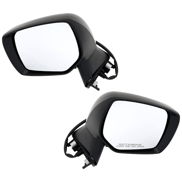 Driver and Passenger Side Mirrors, Power Adjust, Manual Folding, Non-Heated, Paintable, No Signal Light, No Memory, No Puddle Light, No Auto-Dimming, No Blind Spot Feature