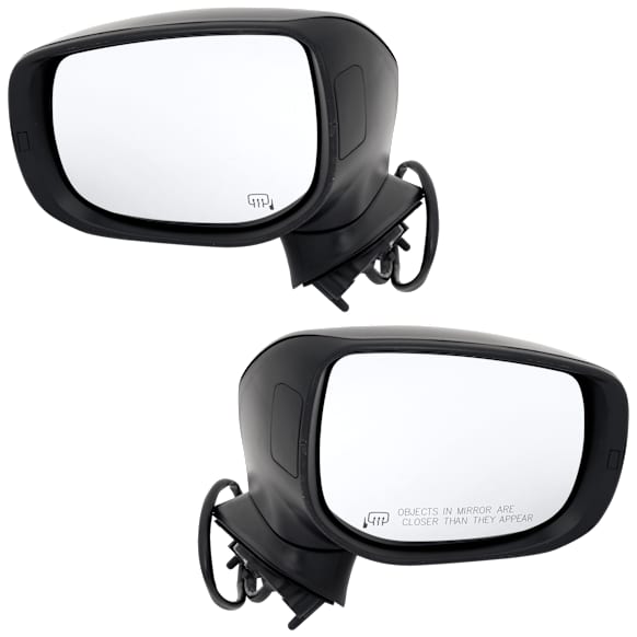 Driver and Passenger Side Mirror, Power Adjust, Heated, Manual Folding, Paintable, No Signal Light, No Memory, No Puddle Light, No Auto-Dim, No Blind Spot Feature