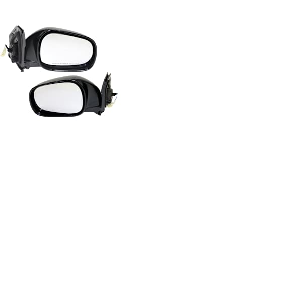 Driver and Passenger Side Mirrors, Power Adjust, Manual Folding, Non-Heated, Paintable, No Signal Light, No Memory, No Puddle Light, No Auto-Dimming, No Blind Spot Feature