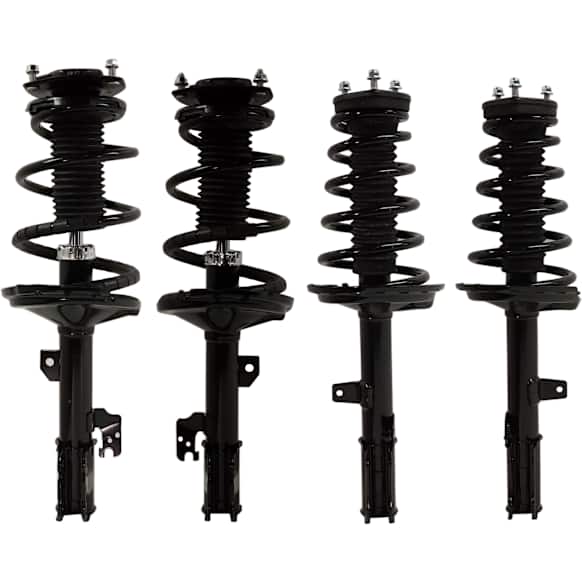 Front and Rear, Driver and Passenger Side Fully Loaded Strut, FWD