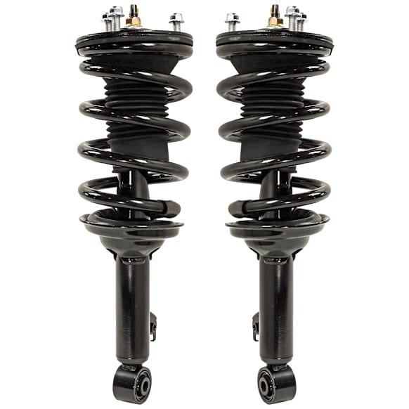 Front, Driver and Passenger Side Fully Loaded Strut, RWD
