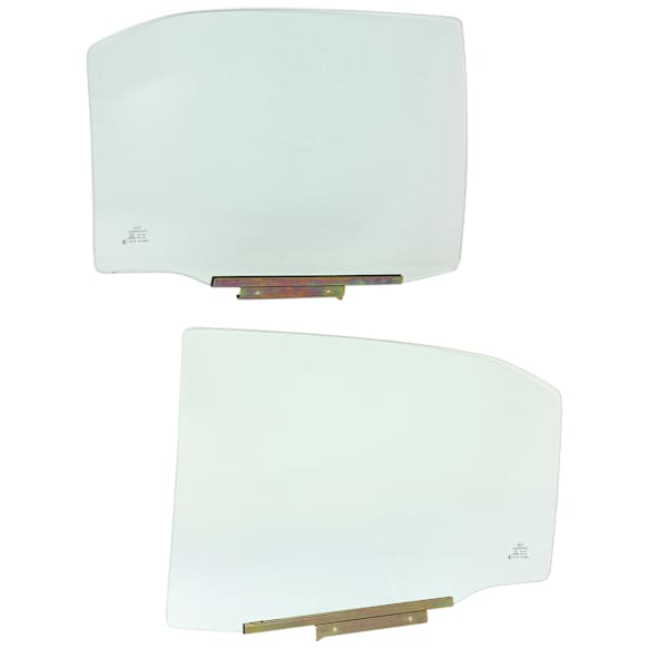 Rear, Driver and Passenger Side Door Glasses, Clear, USA Built Vehicle, Replaces NAGS No. FD22931 GTYN, FD22932 GTYN