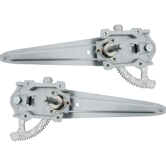 2012 Toyota Yaris - Rear, Driver and Passenger Side Manual Window Regulator, Without Motor