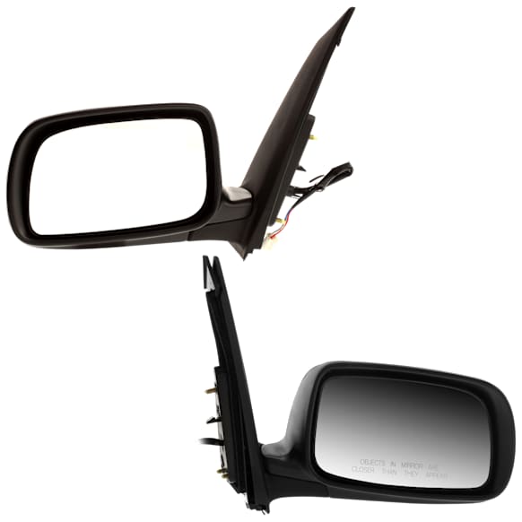 Driver and Passenger Side Mirrors, Power Adjust, Manual Folding, Non-Heated, Paintable, No Signal Light, No Memory, No Puddle Light, No Auto-Dimming, No Blind Spot Feature