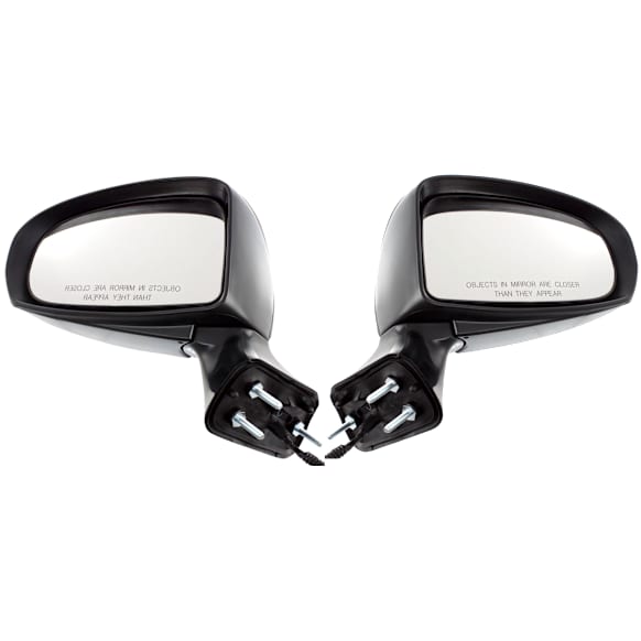 Driver and Passenger Side Mirrors, Power Adjust, Manual Folding, Non-Heated, Paintable, No Signal Light, No Memory, No Puddle Light, No Auto-Dimming, No Blind Spot Feature