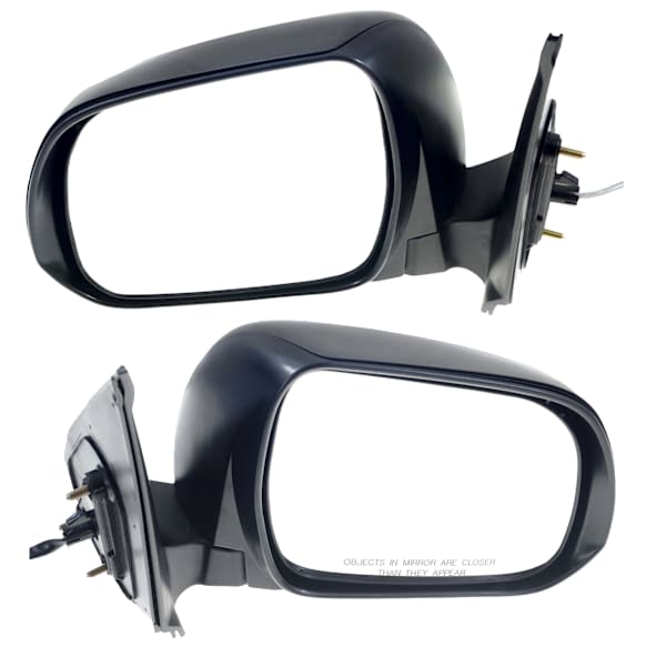 Driver and Passenger Side Mirrors, Power Adjust, Manual Folding, Non-Heated, Paintable, In-housing Signal Light, No Memory, No Puddle Light, No Auto-Dimming, No Blind Spot Feature