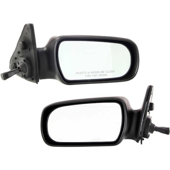 Driver and Passenger Side Mirrors, Manual Adjust, Non-Folding, Non-Heated, Paintable, No Signal Light, No Memory, No Puddle Light, No Auto-Dimming, No Blind Spot Feature