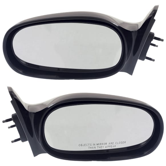 Driver and Passenger Side Mirrors, Manual Adjust, Non-Folding, Non-Heated, Paintable, No Signal Light, No Memory, No Puddle Light, No Auto-Dimming, No Blind Spot Feature