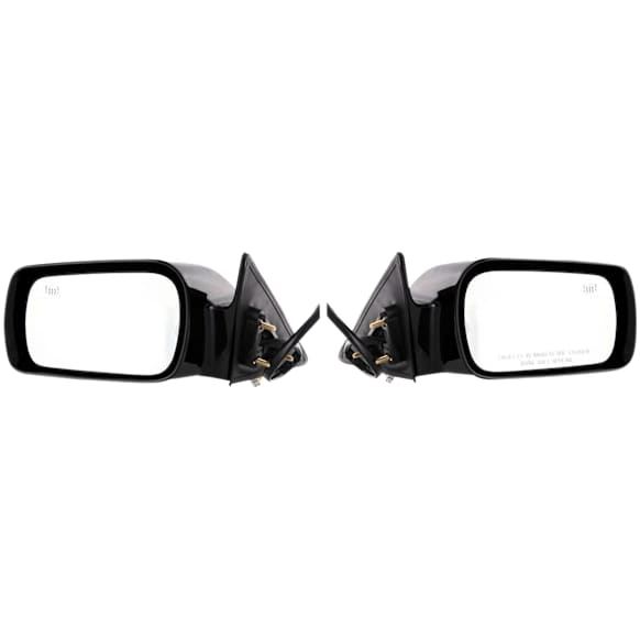 Driver and Passenger Side Mirror, Power Adjust, Heated, Non-Folding, Paintable, No Signal Light, No Memory, No Puddle Light, No Auto-Dim, No Blind Spot Feature