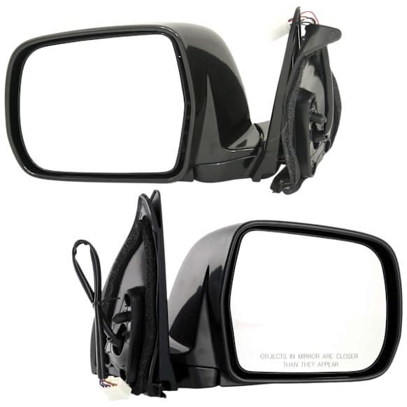 Driver and Passenger Side Mirrors, Power Adjust, Manual Folding, Heated, Paintable, No Signal Light, No Memory, No Puddle Light, No Auto-Dimming, No Blind Spot Feature
