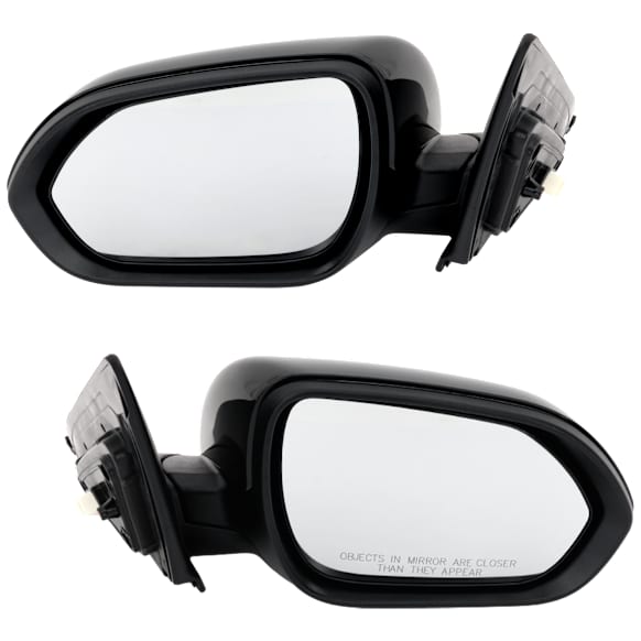 Driver and Passenger Side Mirrors, Power Adjust, Manual Folding, Non-Heated, Paintable, No Signal Light, No Memory, No Puddle Light, No Auto-Dimming, No Blind Spot Feature