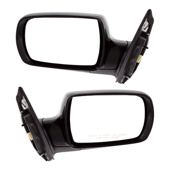 Driver and Passenger Side Mirror, Power Adjust, Heated, Manual Folding, Paintable, No Signal Light, No Memory, No Puddle Light, No Auto-Dim, No Blind Spot Feature