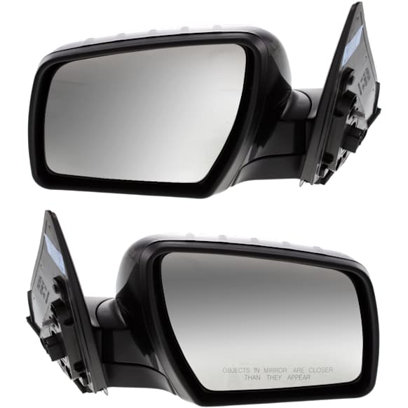 Driver and Passenger Side Mirrors, Power Adjust, Manual Folding, Heated, Paintable, No Signal Light, No Memory, No Puddle Light, No Auto-Dimming, No Blind Spot Feature