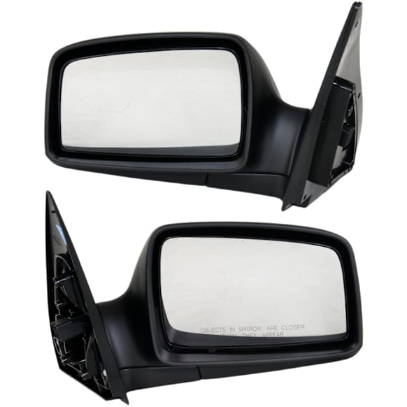 Driver and Passenger Side Mirror, Power Adjust, Heated, Manual Folding, Paintable, No Signal Light, No Memory, No Puddle Light, No Auto-Dim, No Blind Spot Feature