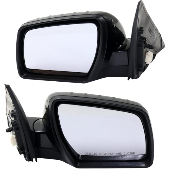 Driver and Passenger Side Mirrors, Power Adjust, Manual Folding, Non-Heated, Paintable, No Signal Light, No Memory, No Puddle Light, No Auto-Dimming, No Blind Spot Feature