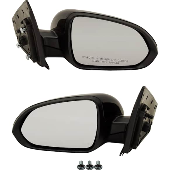 Driver and Passenger Side Mirrors, Power Adjust, Manual Folding, Heated, Paintable, In-housing Signal Light, No Memory, No Puddle Light, No Auto-Dimming, No Blind Spot Feature
