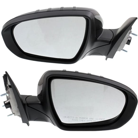 Driver and Passenger Side Mirror, Power Adjust, Heated, Power Folding, Paintable, In-housing Signal Light, No Memory, No Puddle Light, No Auto-Dim, No Blind Spot Feature