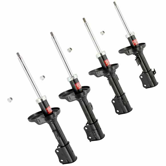 SET-KY333431-C Front and Rear, Driver and Passenger Side Bare Strut, GR-2/Excel-G Series