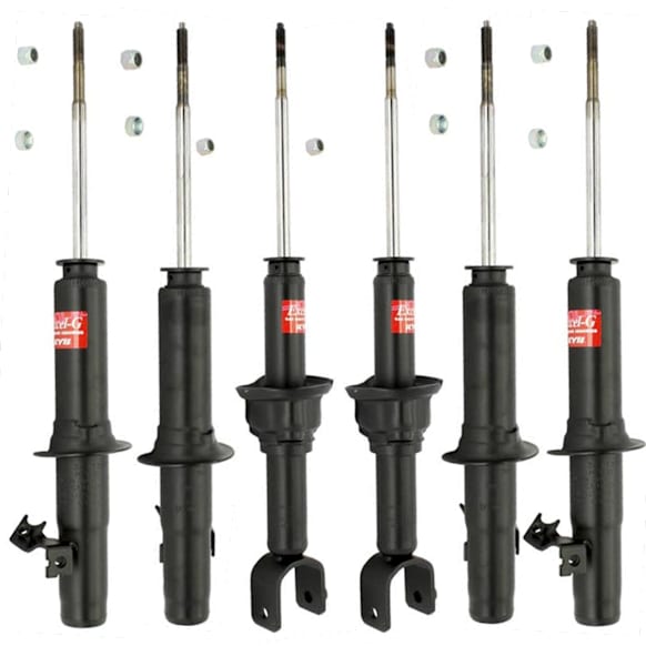 SET-KY341094 Front and Rear, Driver and Passenger Side Bare Strut
