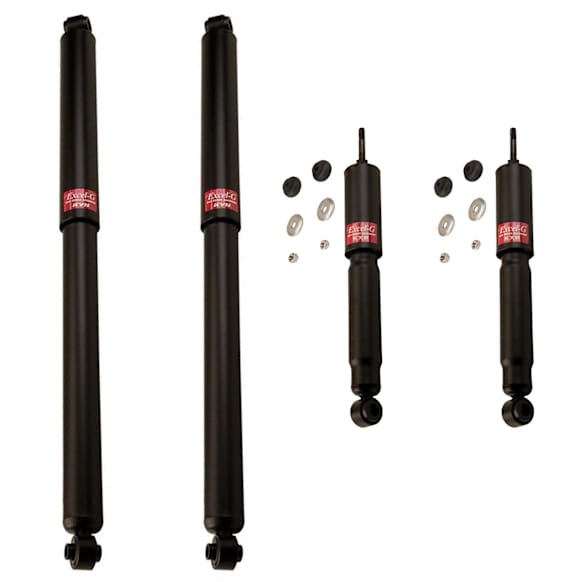 SET-KY344396-A Front and Rear, Driver and Passenger Side Shock