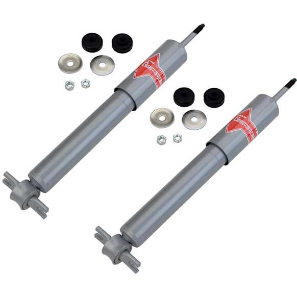 SET-KYKG4537-F Front, Driver and Passenger Side Shock, Gas-A-Just Series