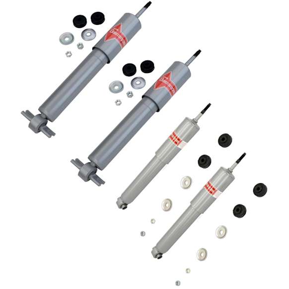 SET-KYKG5570-C Front and Rear, Driver and Passenger Side Shock, Gas-A-Just Series