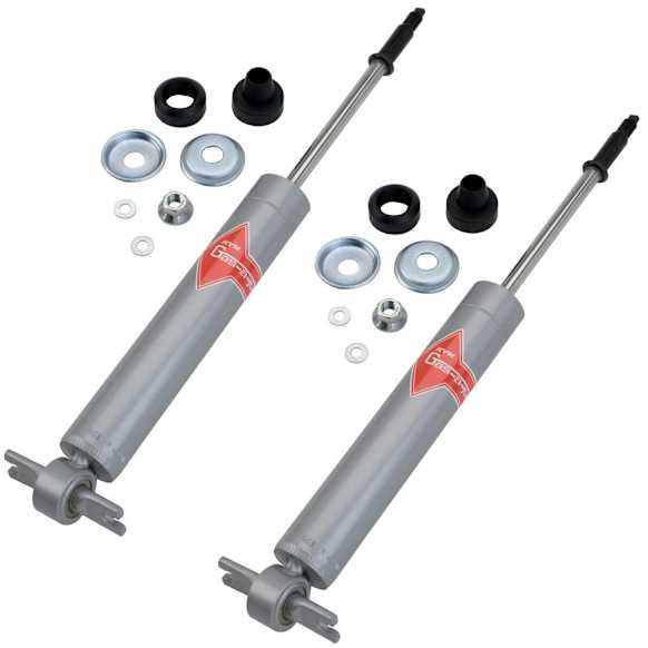 SET-KYKG5786-F Front, Driver and Passenger Side Shock, RWD, Gas-A-Just Series