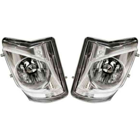 Front, Driver and Passenger Side Fog Lights, Without Bulb(s), Halogen