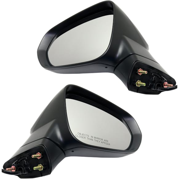 Driver and Passenger Side Mirrors, Power, Manual Folding, Heated, Paintable, In-housing Signal Light, No Memory, No Puddle Light, No Auto-Dimming, No Blind Spot Feature