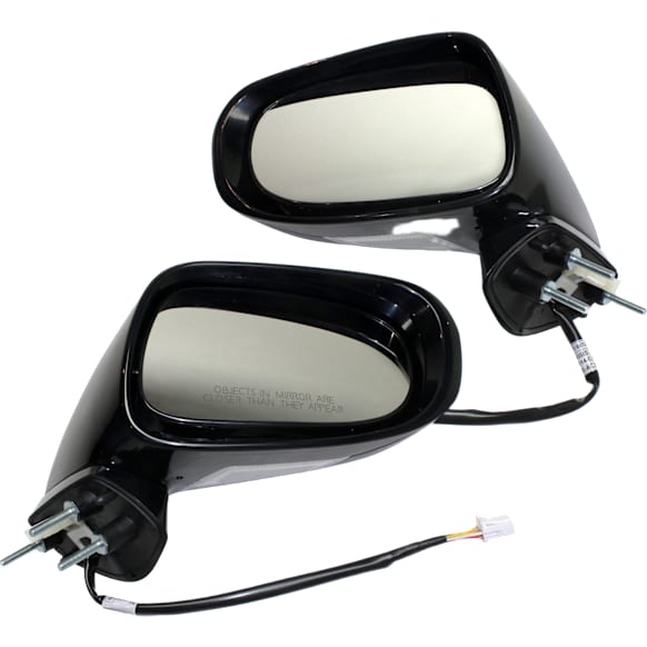 Convertible Driver and Passenger Side Mirror, Power Adjust, Heated, Manual Folding, Paintable, In-housing Signal Light, Without Memory Recall, With Puddle Light, No Auto-Dimming