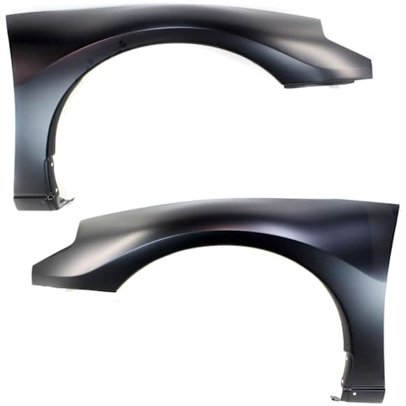 Front, Driver and Passenger Side Fenders, With stone guard provision