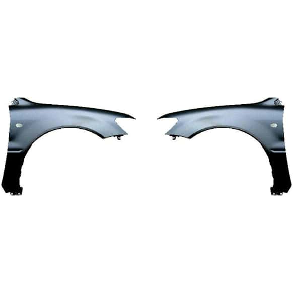 Front, Driver and Passenger Side Fenders, With turn signal light hole