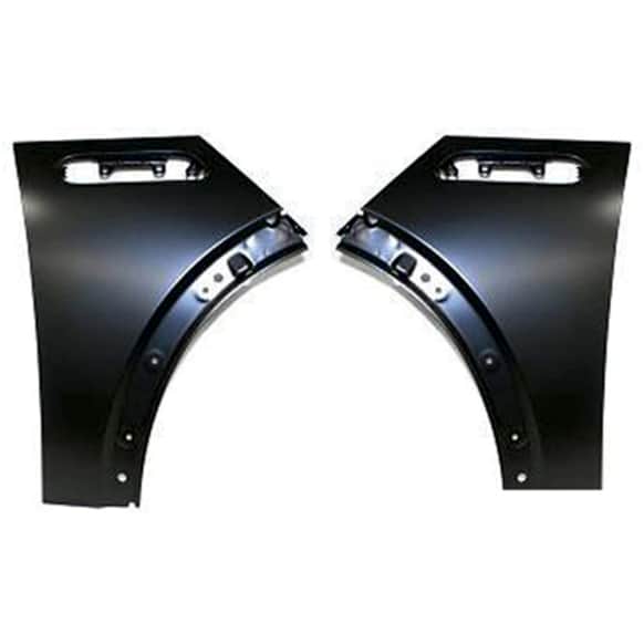 Front, Driver and Passenger Side Fenders, With side trim bezel provision