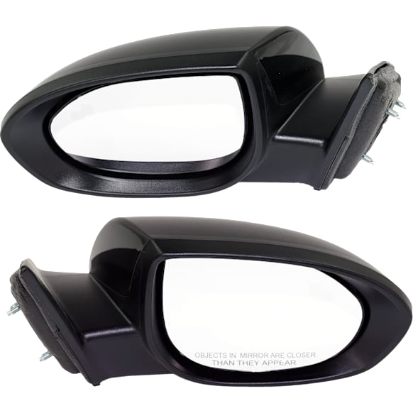 Driver and Passenger Side Mirrors, Power Adjust, Manual Folding, Non-Heated, Paintable, No Signal Light, No Memory, With Puddle Light, No Auto-Dimming, No Blind Spot Feature