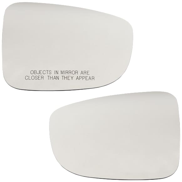 Driver and Passenger Side Mirror Glass, Non-Heated, No Blind Spot Feature