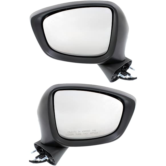 Driver and Passenger Side Mirrors, Power Adjust, Manual Folding, Heated, Paintable, In-housing Signal Light, No Memory, No Puddle Light, No Auto-Dimming, No Blind Spot Feature
