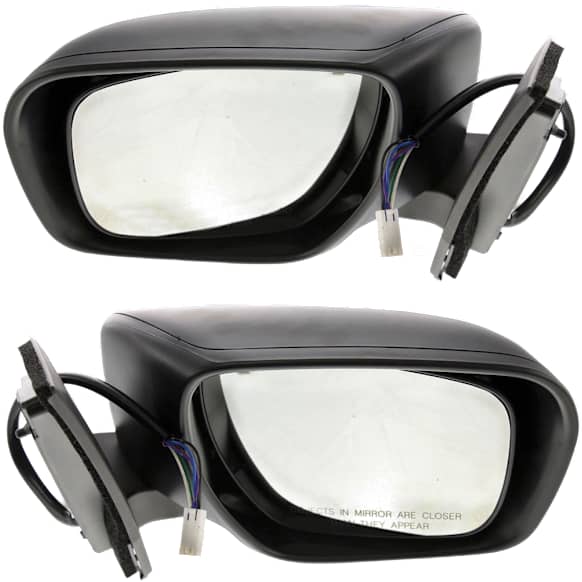 Driver and Passenger Side Mirrors, Power, Manual Folding, Heated, Paintable, In-housing Signal Light, No Memory, No Puddle Light, No Auto-Dimming, No Blind Spot Feature