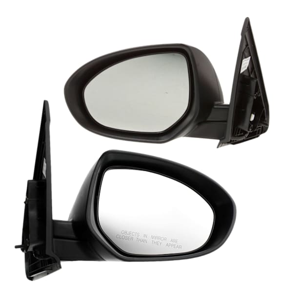 Driver and Passenger Side Mirrors, Power Adjust, Manual Folding, Heated, Paintable, In-housing Signal Light, No Memory, No Puddle Light, No Auto-Dimming, No Blind Spot Feature