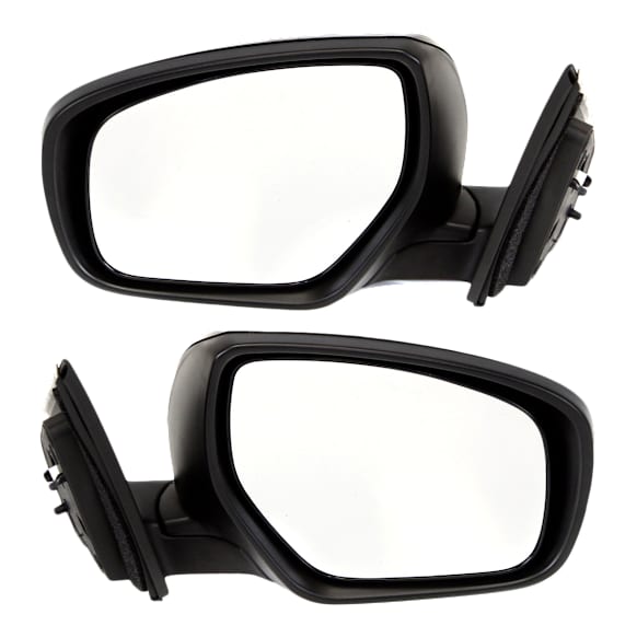 Driver and Passenger Side Mirrors, Power, Non-Heated, Manual Folding, Paintable, No Signal Light, No Memory, No Puddle Light, No Auto-Dimming, No Blind Spot Feature