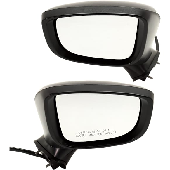 Driver and Passenger Side Mirrors, Power Adjust, Manual Folding, Heated, Paintable, In-housing Signal Light, No Memory, No Puddle Light, No Auto-Dimming, No Blind Spot Feature