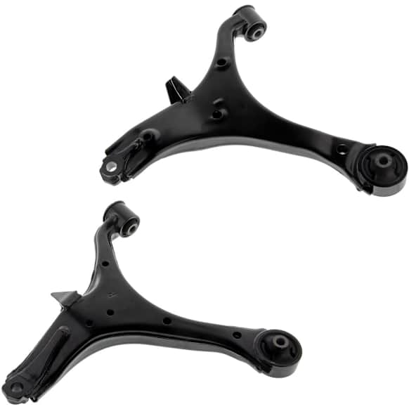 SET-MECMS601211 Front, Driver and Passenger Side, Lower Control Arm, Without ball joint(s), Steel, Supreme Series