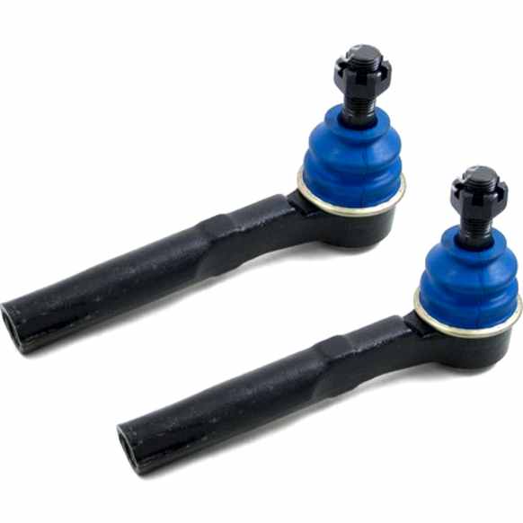 SET-MEMES3374RL-2 Front, Driver and Passenger Side, Outer Tie Rod End, Supreme Series